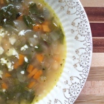 Cannellini and Beet Green Soup with Feta