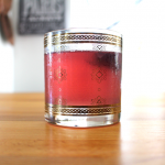 Pomegranate and Purple Basil Iced Tea