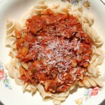 Saving Dinner – Rotini Pasta with Fresh Tomato Sauce