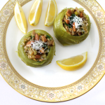 Kohlrabi Stuffed with Cabbage and Apple